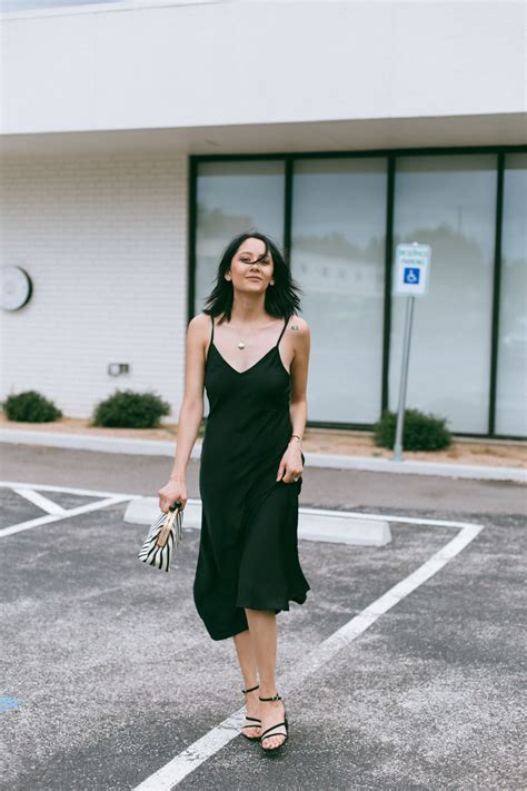 How To Wear A Black Slip Dress: Day to Night | Daily Craving