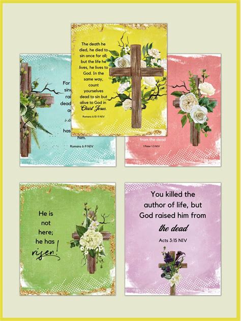 FREE Printable Easter Scripture Cards | Healing Home