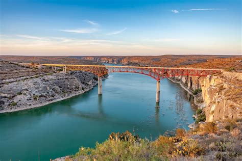 View the Scenic Southwest Texas Canyonlands from the Pecos River Bridge