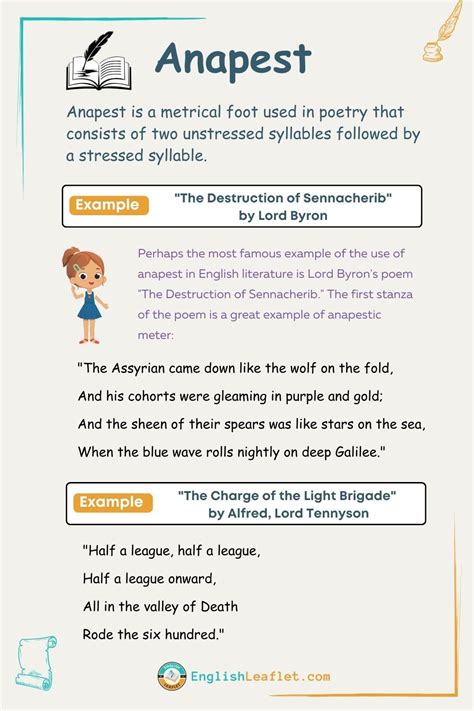 Anapest in Literature: Examples and Functions - EnglishLeaflet