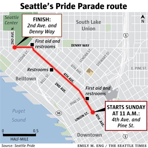 Seattle Pride 2024 Route - Eden Nessie