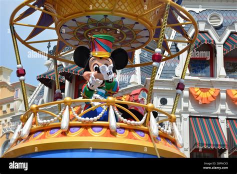 Mickey Mouse at the Festival of Fantasy Parade at the Magic Kingdom ...