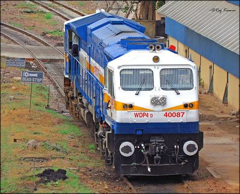 WDP4D 40087 | Indian railway train, Train wallpaper, Railroad photography