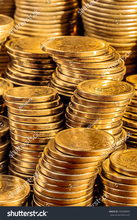 Gold Coins Stack Stock Photo 283408895 : Shutterstock