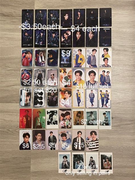 WTS thai bl merch joongdunk ohmnanon geminifourth Jeffbarcode jeff ...