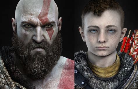 'God of War': Awesome Character Art of Kratos & Son | Geekfeed