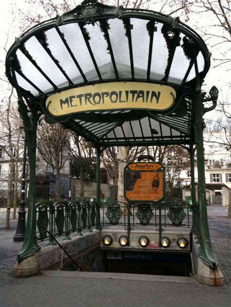 Art Nouveau - The Inner Interiorista | metro paris | Metro paris, Paris et Station de metro