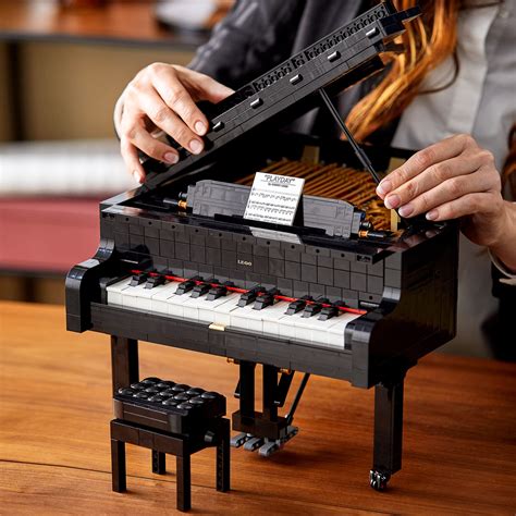 Buy LEGO Ideas 21323 Grand Piano , playable 25-key keyboard, authentic ...