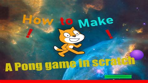 Scratch Pong Game Tutorial for Kids - YouTube