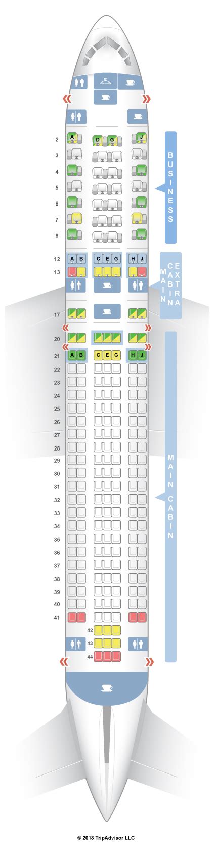 SeatGuru Seat Map American Airlines Boeing 767-300 (763)