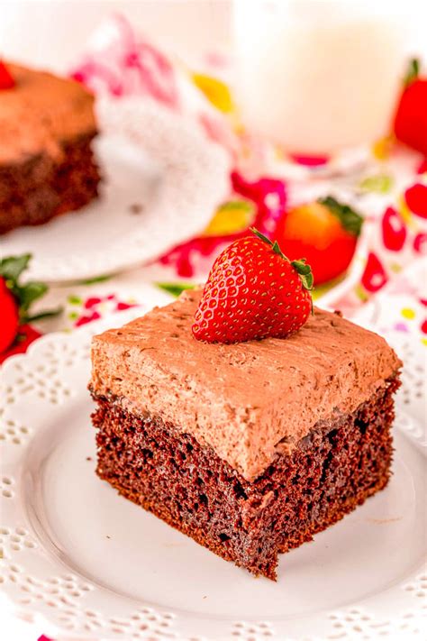 Chocolate Poke Cake - Averie Cooks