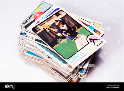 Baseball cards collection Stock Photo - Alamy