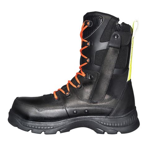 Steel Toe Protection Firefighting Boot Rubber Outsole Fire Boot for ...