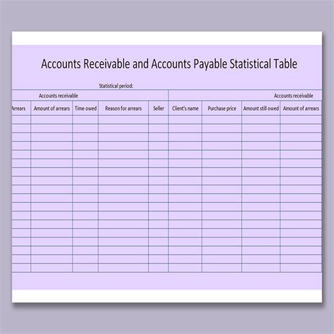 Accounts Payable Excel Template