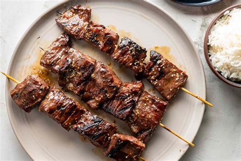 Japanese Beef Skewers (Kushiyaki) Recipe