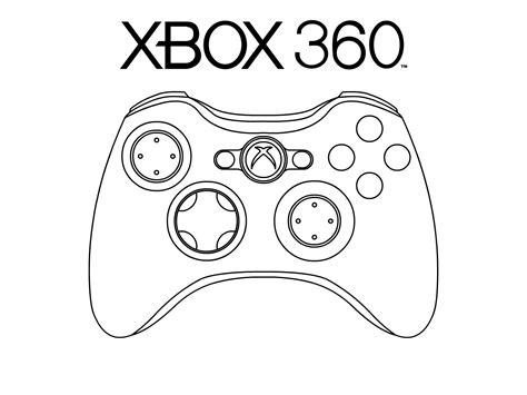 Xbox 360 Controller Drawing at PaintingValley.com | Explore collection ...