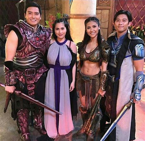 Amarro, Lilasari, Danaya and Aquil Encantadia Costume, Warrior Costume, Costumes, Kylie Padilla ...