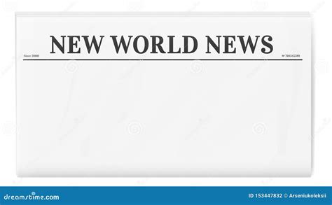 Blank Newspaper Mockup On The Transperant Background Cartoon Vector | CartoonDealer.com #107302593