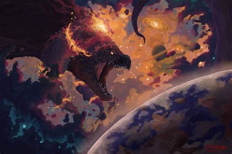 space dragon by Elchaart on DeviantArt