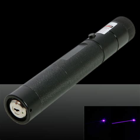 100MW Professional Purple Light Laser Pointer with Box Black (301 ...