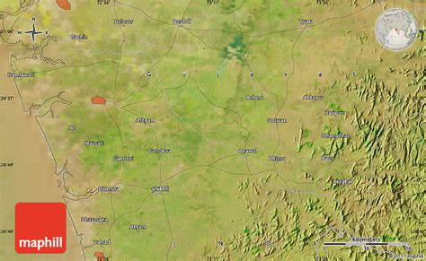 Satellite Map of Bilimora