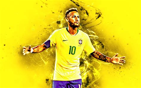 Neymar Brazil Jersey Wallpaper