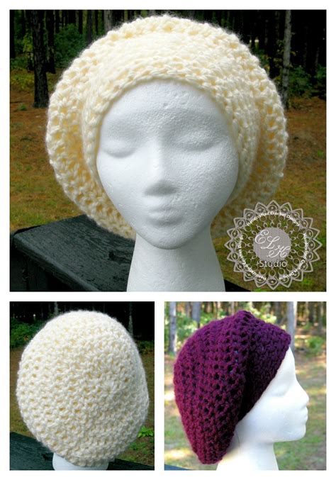 Incredibly Simple Slouchy Hat - Free Pattern! - ELK Studio - Handcrafted Crochet Designs