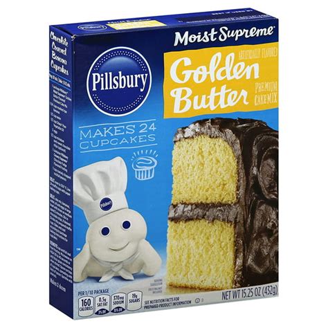 Pillsbury Moist Supreme, Golden Butter Recipe Cake Mix, 15.25 oz ...