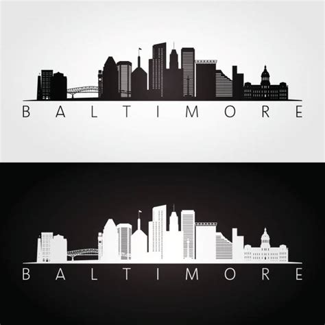 Baltimore Skyline Background Illustrations, Royalty-Free Vector ...