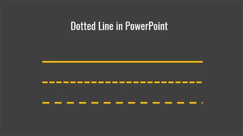 How to Add a Dotted Line in PowerPoint