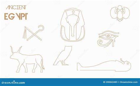 Important Pharaonic Symbols Stock Illustrations – 2 Important Pharaonic ...