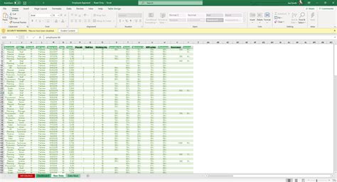 Employee Performance Appraisal Excel Template - Simple Sheets