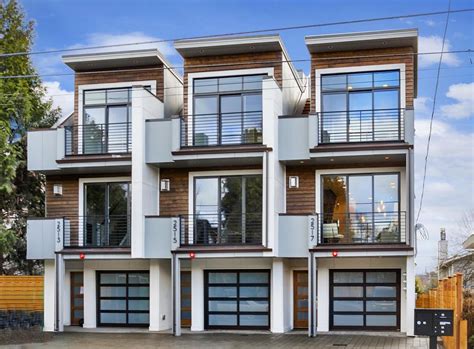 Three Modern Townhomes in the Heart of Ballard - Seattle Funding Group