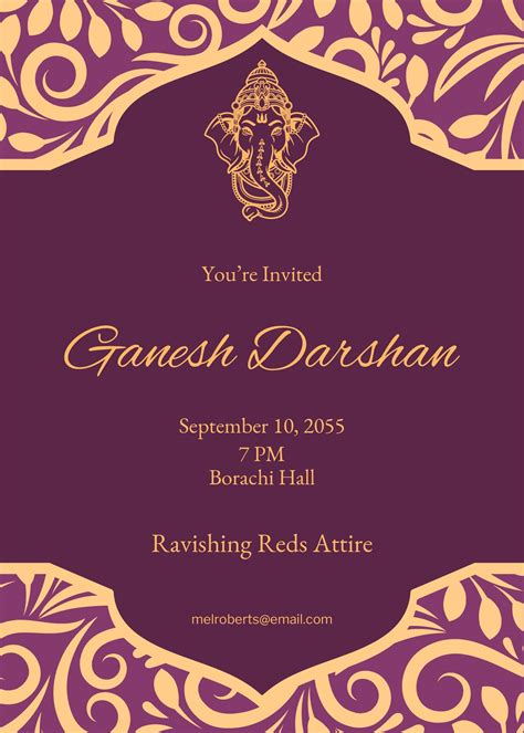 Traditional Wedding Invitation Template - Download in Word, Illustrator ...