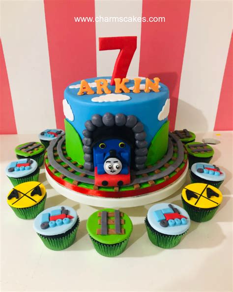 Arkins Train Thomas Train Cake, A Customize Thomas Train cake