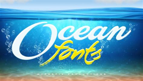 45+ Best Ocean Fonts (FREE / Premium) 2024 | Hyperpix