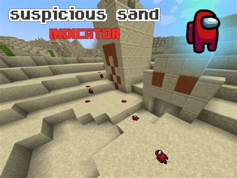 SUSPICIOUS SAND INDICATOR // Among US 1.20 Minecraft Texture Pack