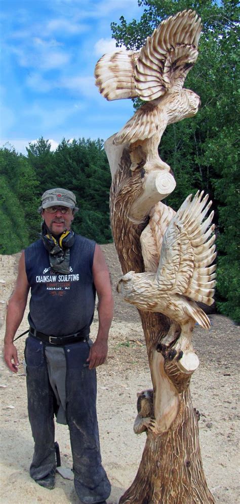 851 best Chainsaw carving images on Pinterest | Tree carving, Carved ...