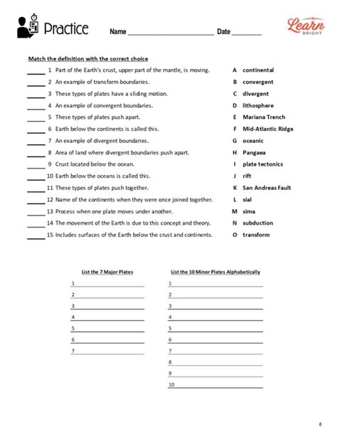 Plate Tectonics, Free PDF Download - Learn Bright