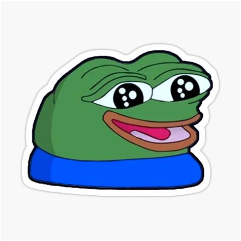 "Pepe Meme - Cute Peepo" Sticker for Sale by Kxwee | Redbubble