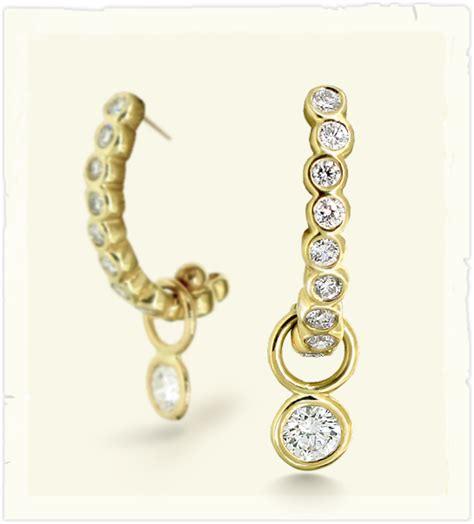 Bubbles Diamond Drop Earrings | Shop Diamond Bubbles Earrings from Bamboo Studios