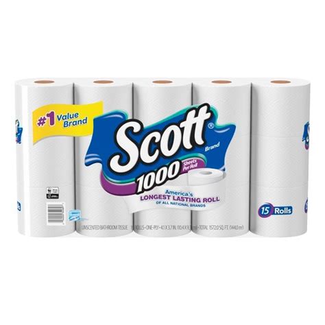 Scott 1000 Septic Safe Toilet Paper : Target