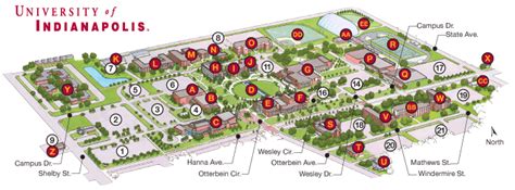 University Of Indianapolis Campus Map | Map Of Beacon