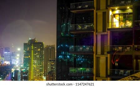 Makati Skyline Night Makati City Philippines Stock Photo 1147247621 ...