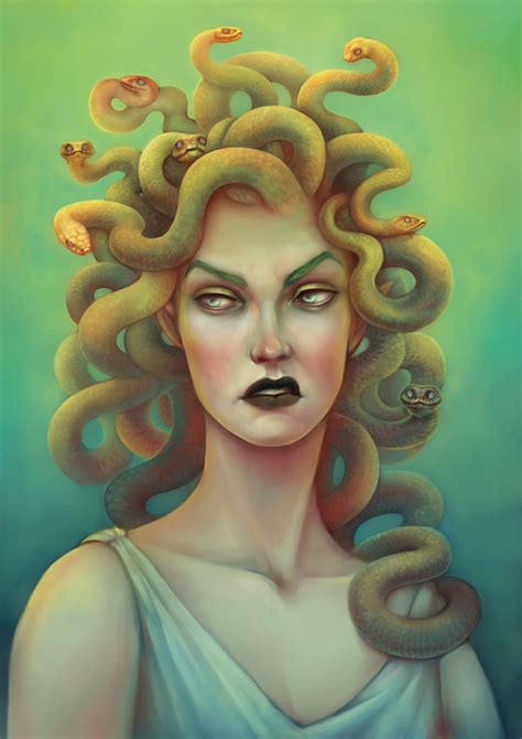 ArtStation - Gorgon, Daria Ovchinnikova | Medusa art, Greek creatures ...