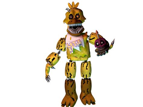 FNaF4 Nightmare Chica *1.5* Render - HeroGollum by HeroGollum on DeviantArt