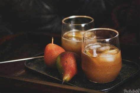 Pear-Ginger Rum Runner Cocktail Recipe Boozy Drinks, Fun Cocktails ...