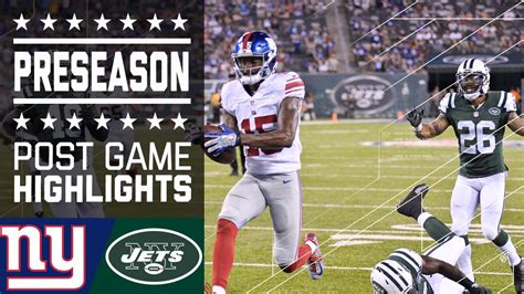 Giants vs. Jets | Game Highlights (2016 Preseason) | NFL - YouTube