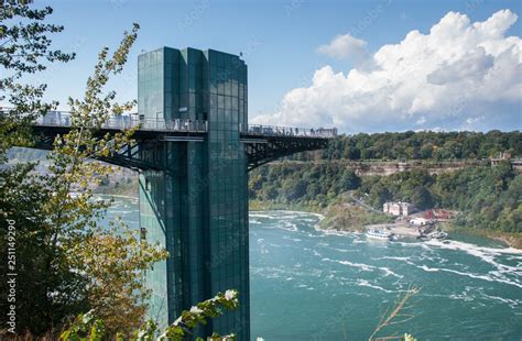 Observation Tower of Niagara Falls view. USA part Stock Photo | Adobe Stock