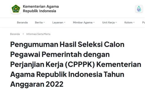 JADWAL DAN SYARAT SELEKSI PPPK CPNS PROVINSI KABUPATEN KOTA KEMENTERIAN ...